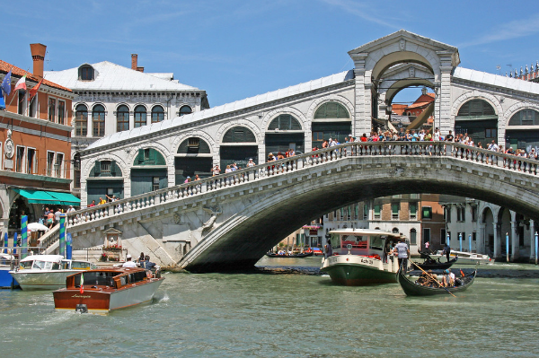 Image of The Grand Canal and Rialto Bridge, Venice