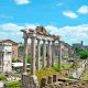 Image Of Roman Forum in Italy During Mid Noon