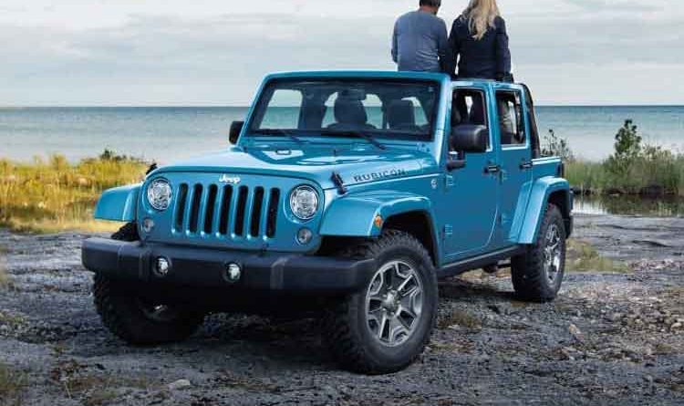 A Couple Sitting On The Top Of Jeep Wrangler And Enjoyinh Their Trip On Lake Garda In Italy.